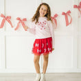 Load image into Gallery viewer, Candy Cane Coquette Sequin Christmas Tutu