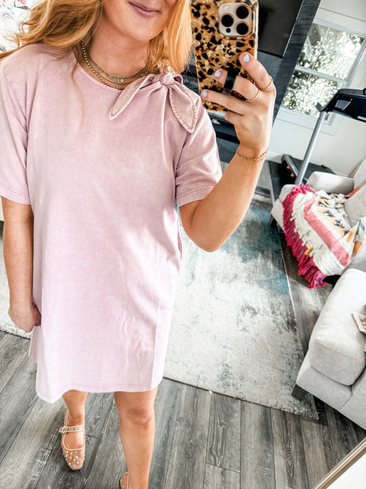 Rose T-Shirt Dress