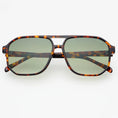 Load image into Gallery viewer, Billie Sunglasses - Tortoise//Green