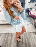 Load image into Gallery viewer, Z Supply Daily Knit Denim Cardigan - Ocean