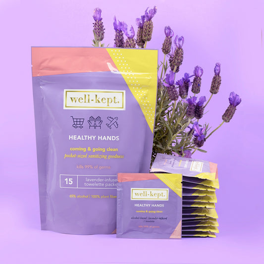 Healthy Hands -Lavender Infused Wipes