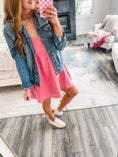 Load image into Gallery viewer, Z Supply Shana Gauze Mini Dress - Pink