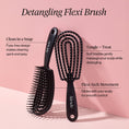 Load image into Gallery viewer, Detangling Flexi Brush - Black