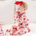 Load image into Gallery viewer, Sweet Like Candy Ruffle Zipper Footie