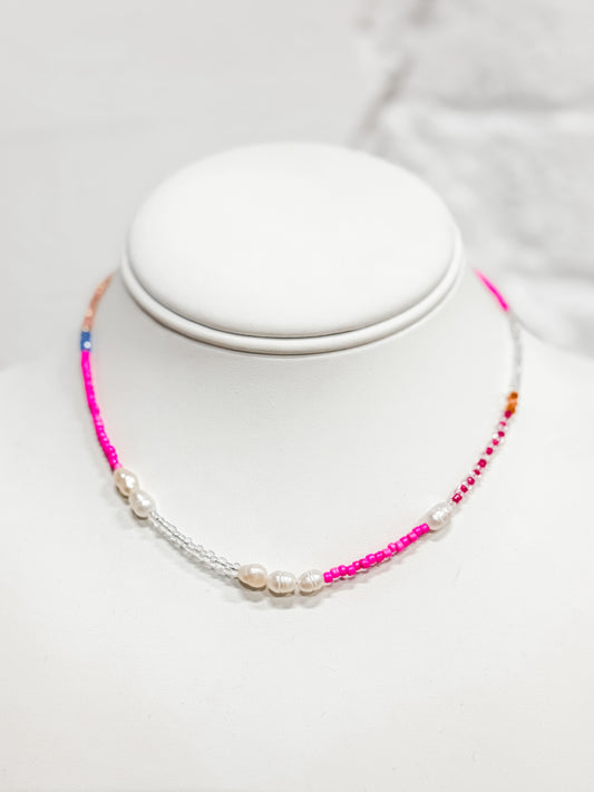 Luna Luxe Beaded Necklace