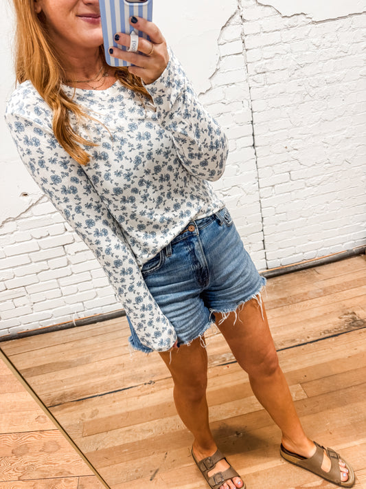 Z Supply Home Town Ditsy Top
