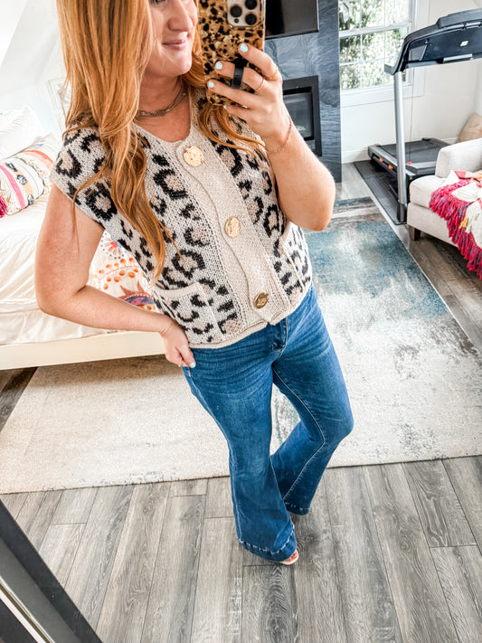 Shelby Leopard Vest