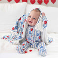 Load image into Gallery viewer, Sweet Like Candy Zipper Footie