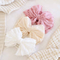 Load image into Gallery viewer, Large Ruffle Knit Bow | Sweet & Simple: Nude