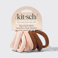 Load image into Gallery viewer, Recycled Seamless Hair Elastics 8pc Set- Rosewood