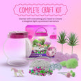 Load image into Gallery viewer, Light-Up Unicorn Terrarium Kit for Kids