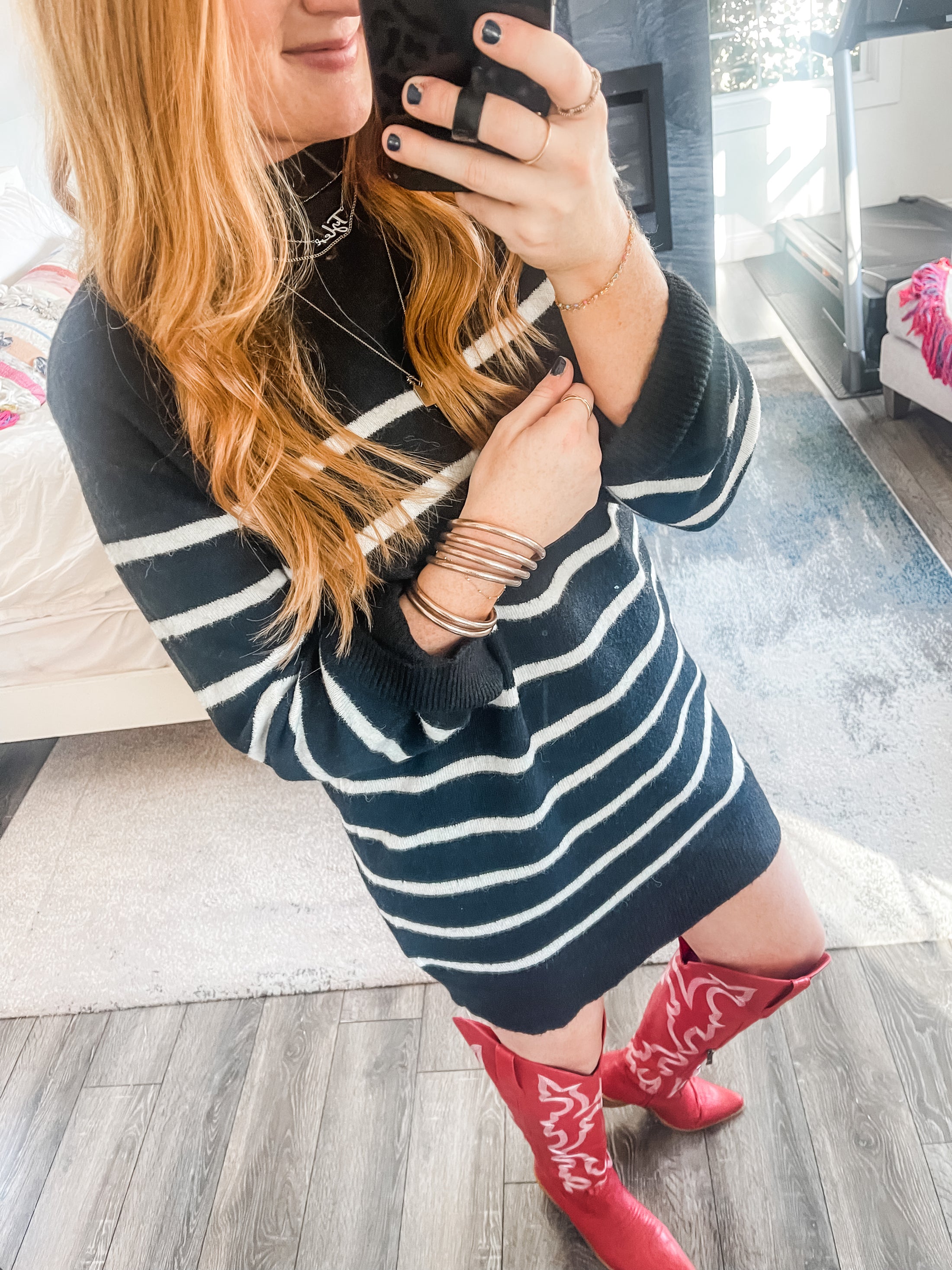 Z Supply Fin Stripe Sweater Dress