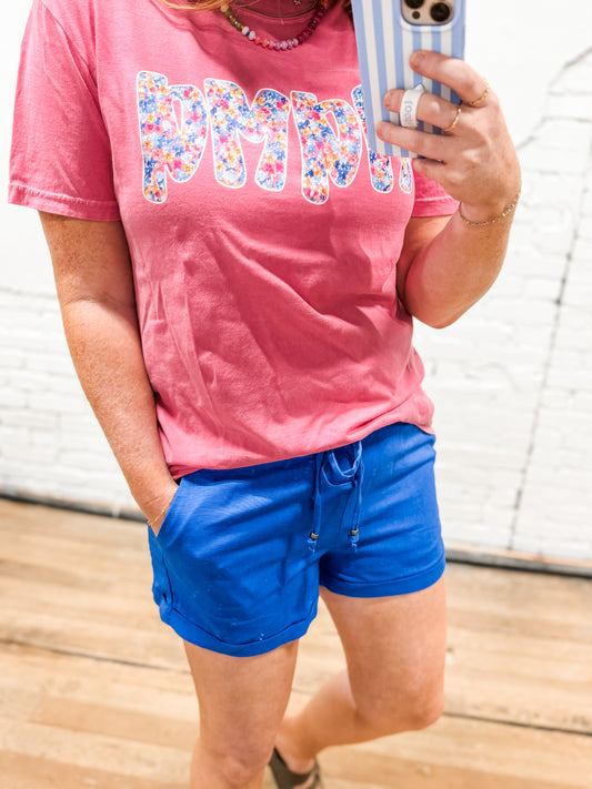 Milo Linen Shorts - Blue