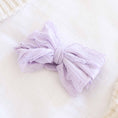 Load image into Gallery viewer, Large Ruffle Knit Bow | Wisteria