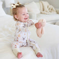 Load image into Gallery viewer, Barnyard Buddies Convertible Zip Romper