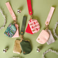 Load image into Gallery viewer, Dynamic Duo Pouch Wristlet-Jolly Sprig