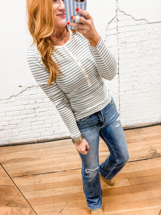 Z Supply Stella Stripe Henley
