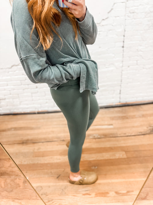 Cloud Leggings - Pine