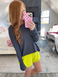 Load image into Gallery viewer, Walton Ribbed Knit Top - Charcoal