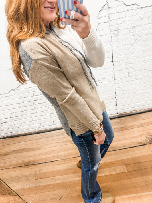 Annie Color Block Hoodie
