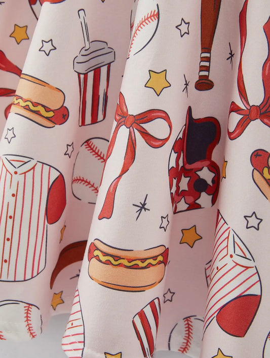 Here for the Snacks Twirl Dress