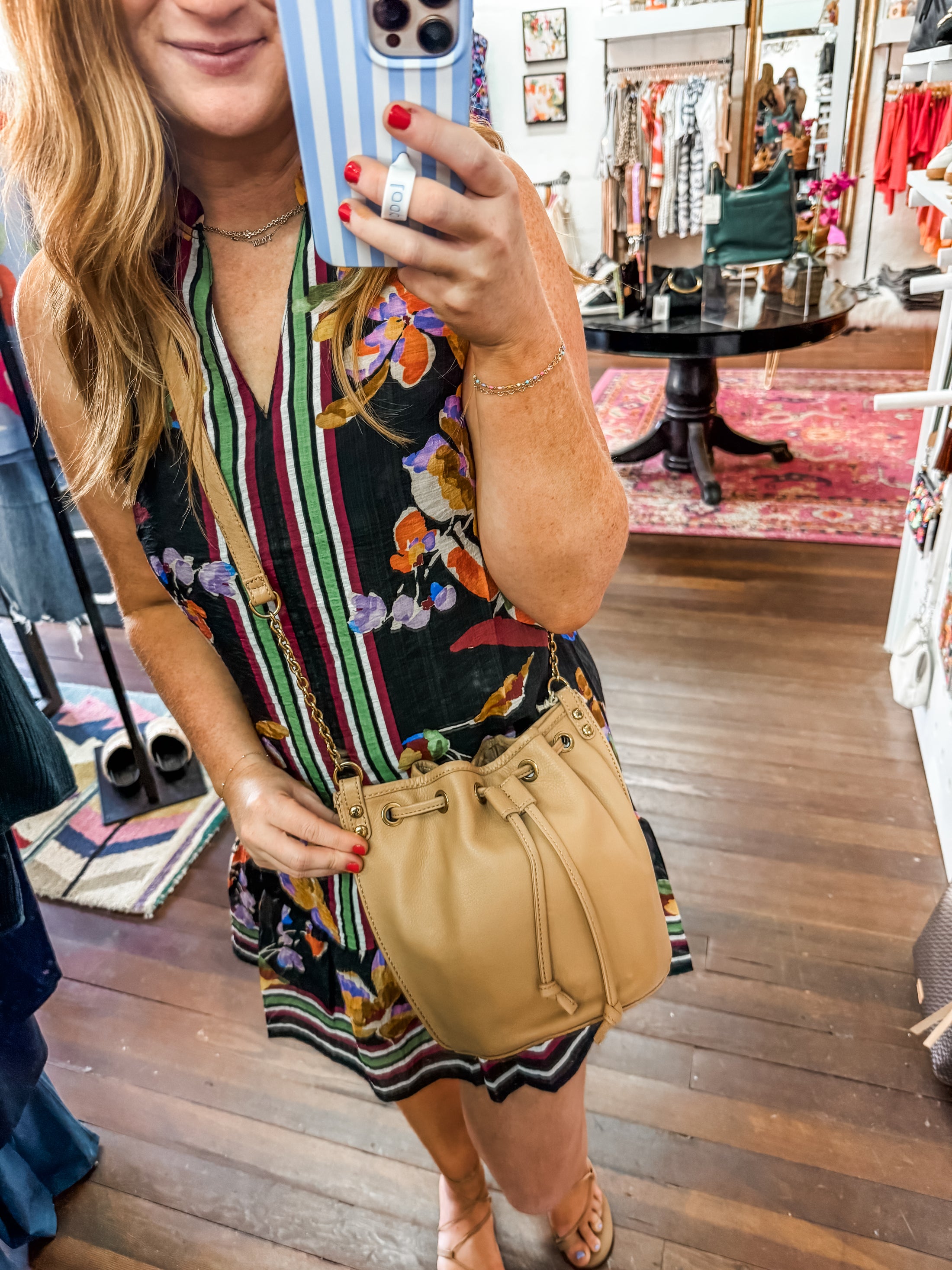 Midnight Bloom Shift Dress