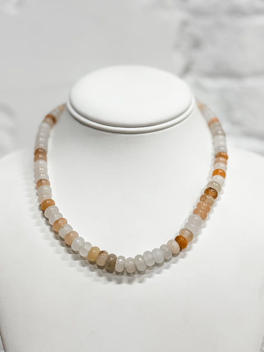 Sand Dune Glass Bead Necklace