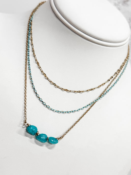 Golden Fern Necklace