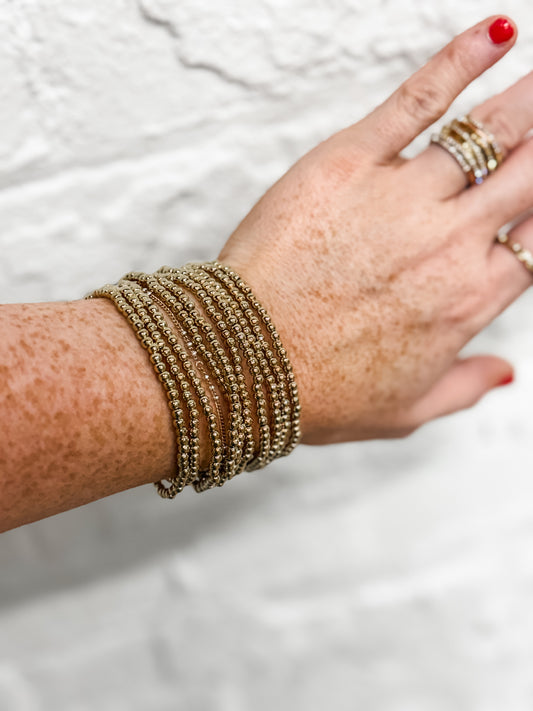 Gold Bracelet Stack