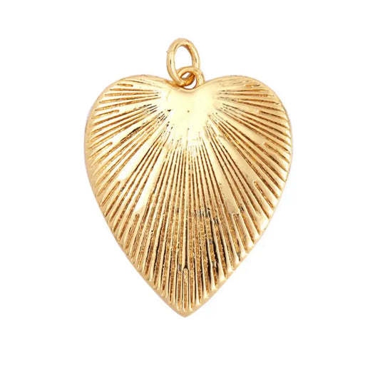 Heart Starburst Charm
