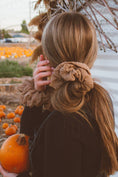Load image into Gallery viewer, Brown Sugar Jumbo Scrunchie