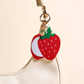 Load image into Gallery viewer, Mini Mirror Bag Charm- Strawberry