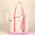 Load image into Gallery viewer, The Darling Canvas Tote Bag–Sicily Stripes Pink