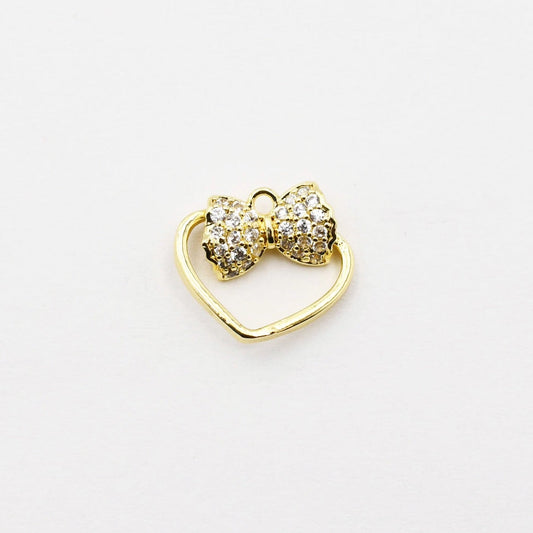 Heart + Bow Charm
