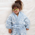 Load image into Gallery viewer, CuddleLane™ Kids Robe | Blue-tiful Bows
