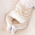 Load image into Gallery viewer, Lovely Leopard Bamboo Waffle Zipper Ruffle Footie
