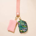 Load image into Gallery viewer, Dynamic Duo Pouch Wristlet-Jolly Sprig