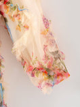Load image into Gallery viewer, Pastel Flower Ruffle Layered Girls Dress