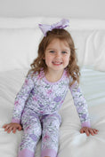 Load image into Gallery viewer, Two-Piece Pajama Set | Lavender Lullaby