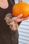 Load image into Gallery viewer, Brown Sugar Jumbo Scrunchie