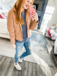 Load image into Gallery viewer, Z Supply Quilted Jacket - Rust