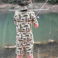 Load image into Gallery viewer, Wishin' I Was Fishin' PJ Short Set
