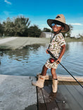 Load image into Gallery viewer, Wishin' I Was Fishin' PJ Short Set

