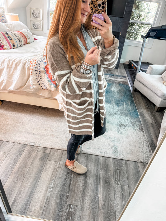 Bristol Stripe Cardigan