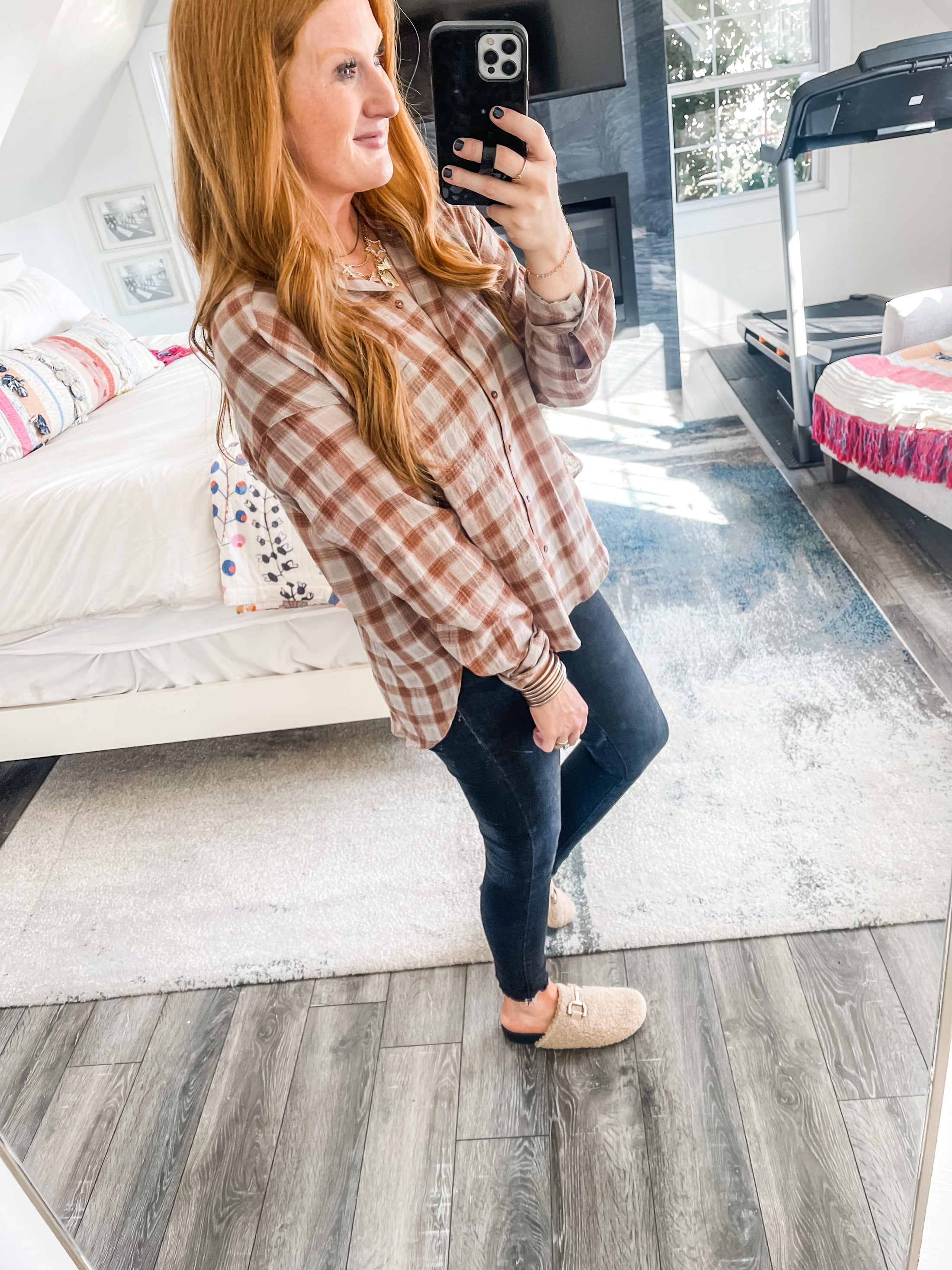 Baker Plaid Top