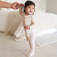 Load image into Gallery viewer, Lovely Leopard Bamboo Waffle Zipper Ruffle Footie
