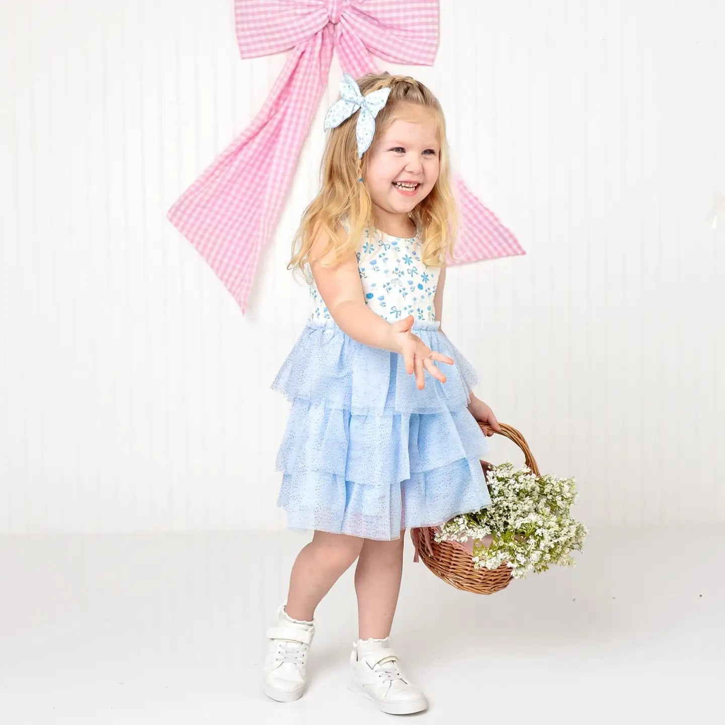 Sky Floral Tutu Dress