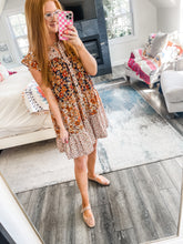 Load image into Gallery viewer, Autumn Floral Dress
