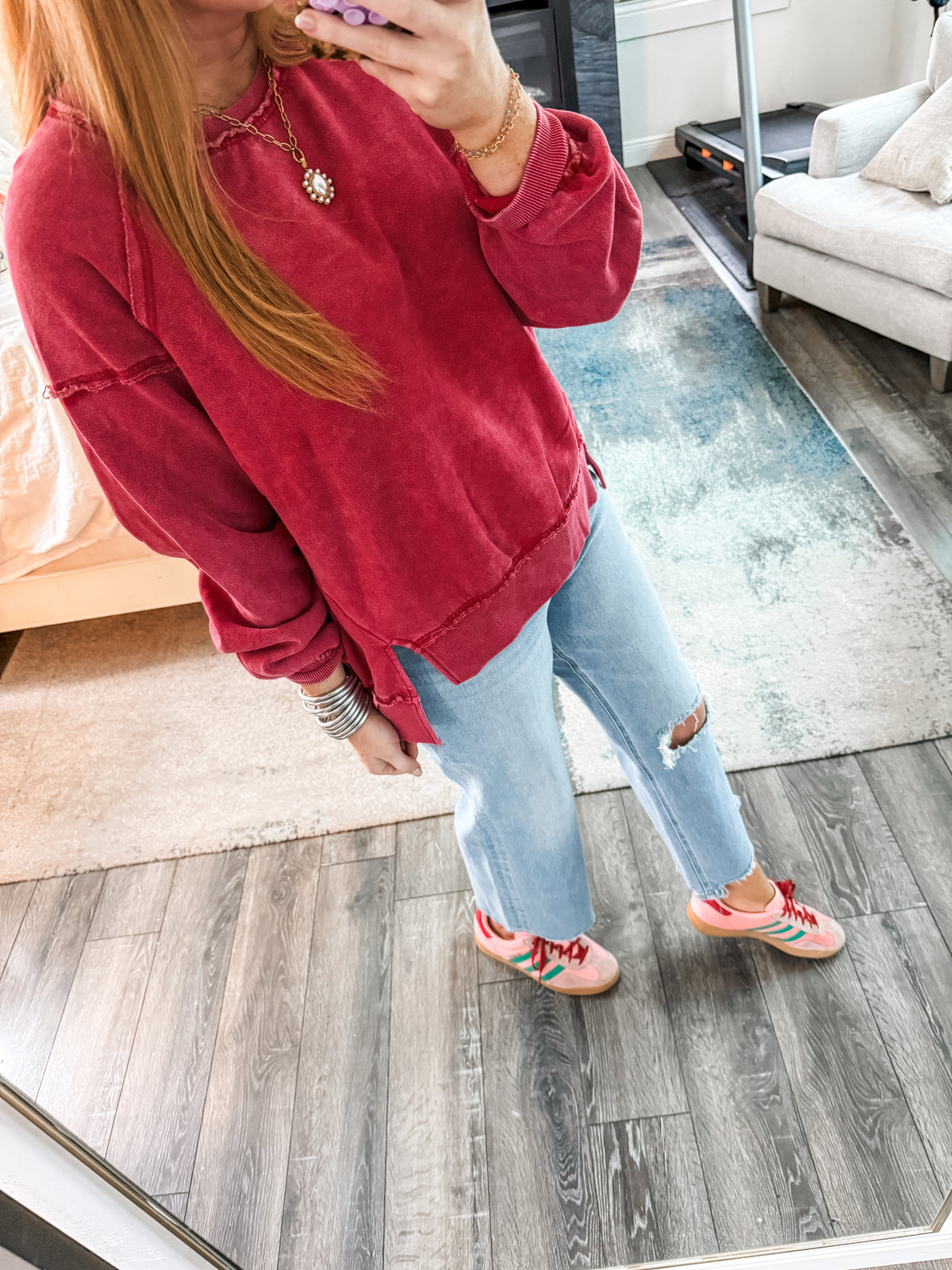 Aspen Sweatshirt - Red