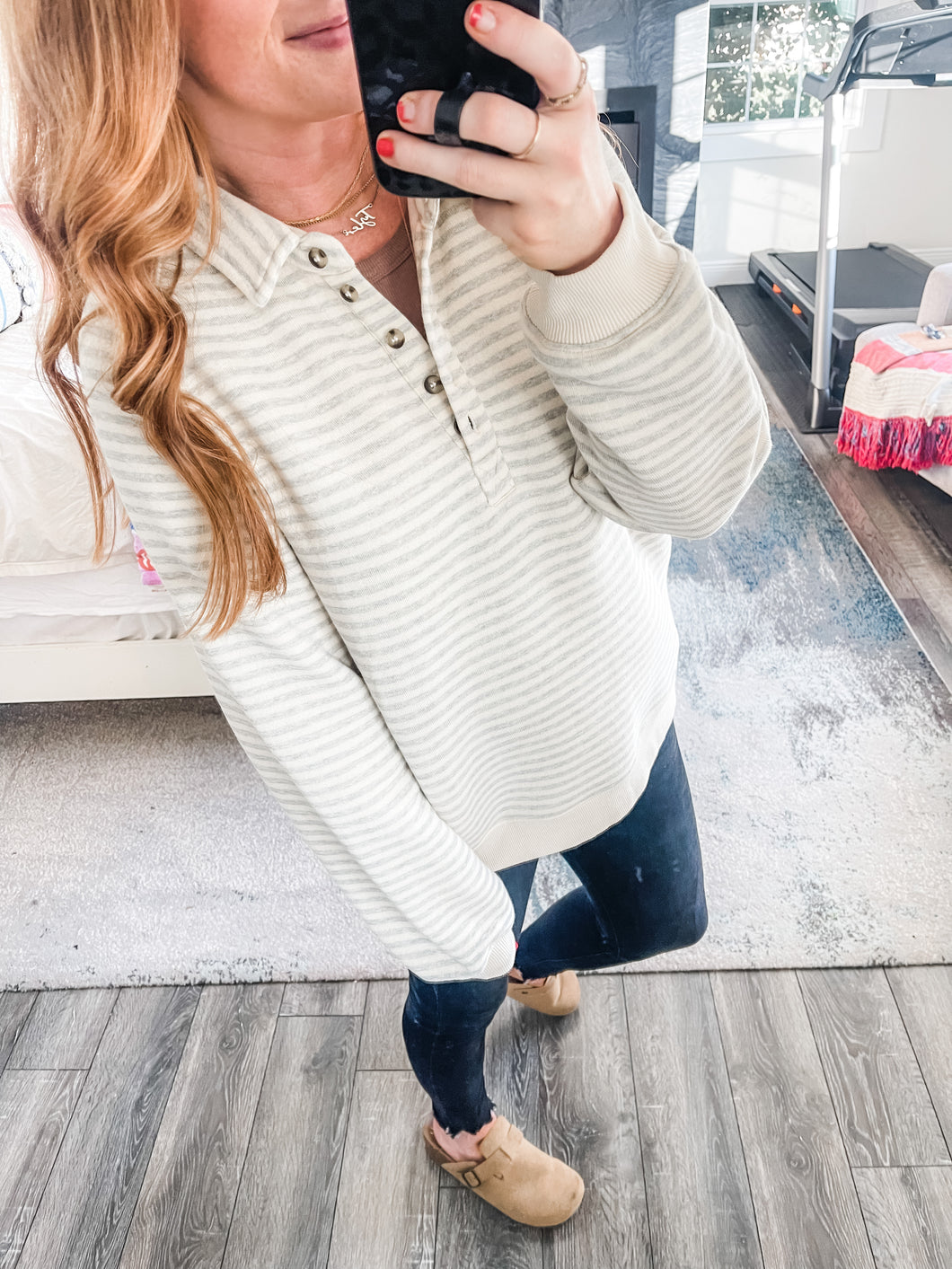 Madeline Striped Sweatshirt